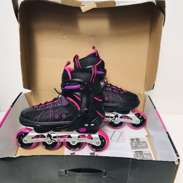 SFR • Adjustable Size 3.5-6  • Inline Roller Skates • Kids Blades  • RX-XT