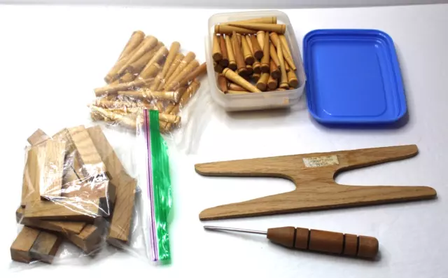 Suministros para azotes de silla cuñas chal herramienta aguja clavijas bobina carrete
