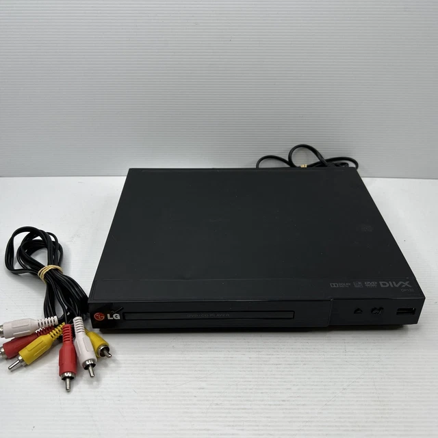 LG DVD PLAYER with USB Playback DP132 & AV RCA Cable. Tested & Works