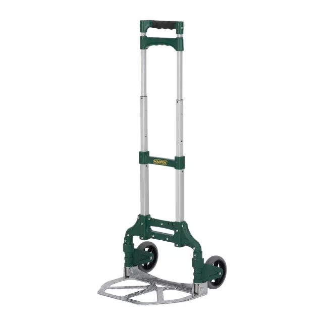 Harper Trucks Harper Folding Aluminum Hand Truck with Telescoping Handle and 5"