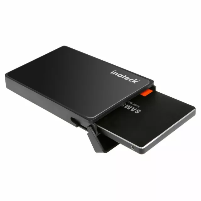 Inateck Festplattengehäuse USB 3.0 Externes Gehäuse 2.5 Zoll SATA SSD HDD FE2005