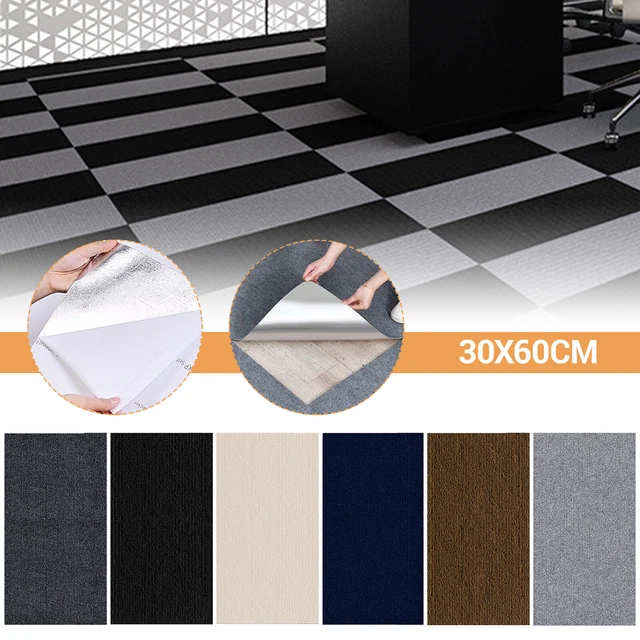 30x60cm Self Adhesive Carpet Tile Easy to Peel and Stick Carpet Floor Tiles