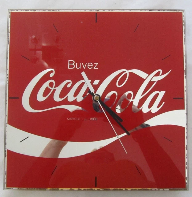 Set Horloge Et Thermomètre Vintage Coca-Cola – Déco Rétro Showa – Rouge