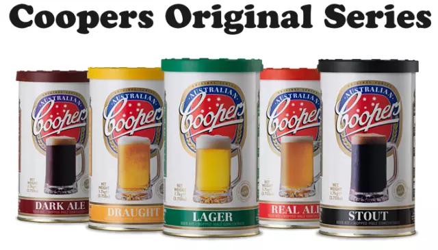 Coopers Beer Lager Making Kits Make Home Brew Refill Ingredients Kit Brewing