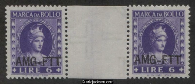 AMG Trieste Fiscal Revenue Stamp, FTT F56a mint, VF