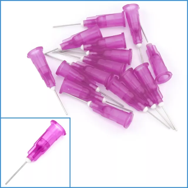 15pcs 24G Syringe Glue Dispenser Plastic Precision Liquid Applicator Gauge Tips