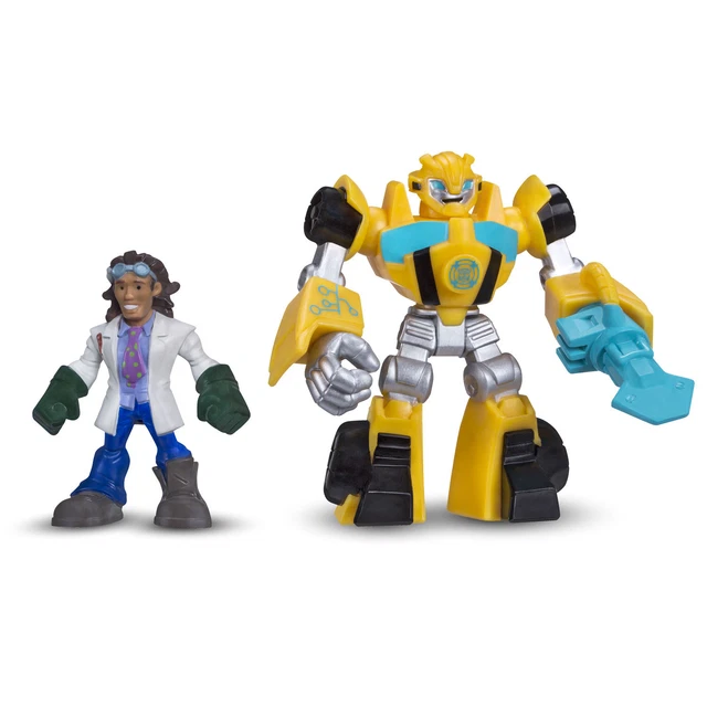 Transformers Playskool Heroes Rescue Bots Academy Bumblebee Track Tower 14 Playset, 2-in-1