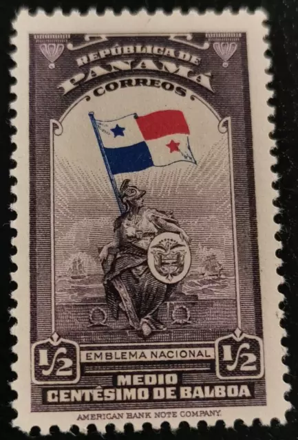 Panama: 1942 -1957 Local Motives ½ C. (Collectible Stamp).