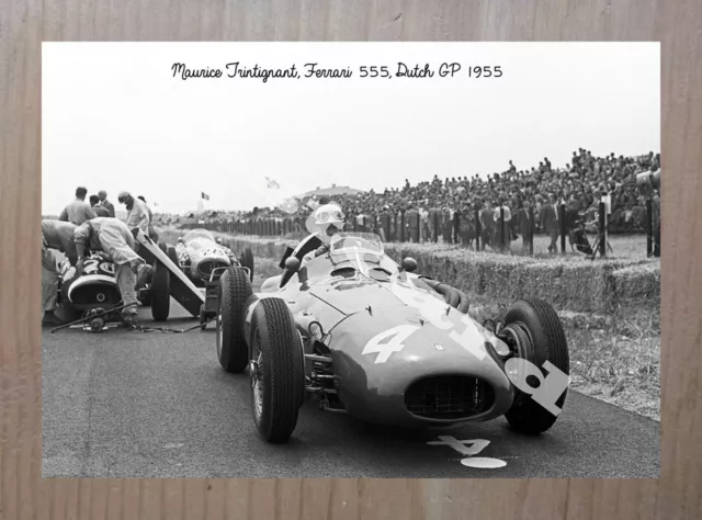 Historic Maurice Trintignant, Ferrari 555, Dutch GP 1955 Postcard