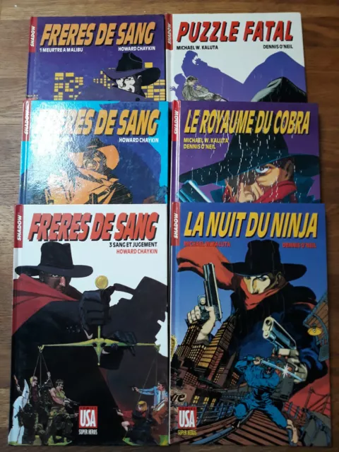 BD COMICS VF - SHADOW FRERES DE SANG Tome 1 à 3 + Cobra + Ninja + Puzzle Fatal