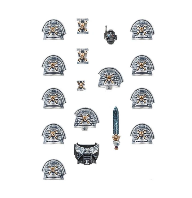 Warhammer 40K Salamanders Space Marine Upgrade Sprue - Games Workshop Official, Unassembled & Unpainted
