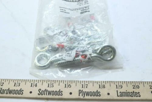(10-Pk) National Hardware Lag Screw Eye Zinc Plated 5/16" x 4" N220-681