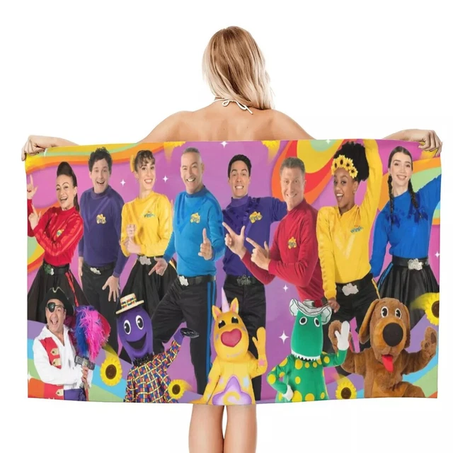 THE WIGGLES SWIM Bath Towel Beach Microfiber Blanket Turt 70*140cm Gift ...