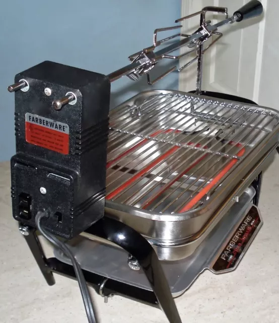 Farberware Open Hearth Broiler Rotisserie Electric Grill