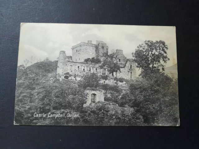 Clackmannanshire postcard  Castle Campbell  Dollar