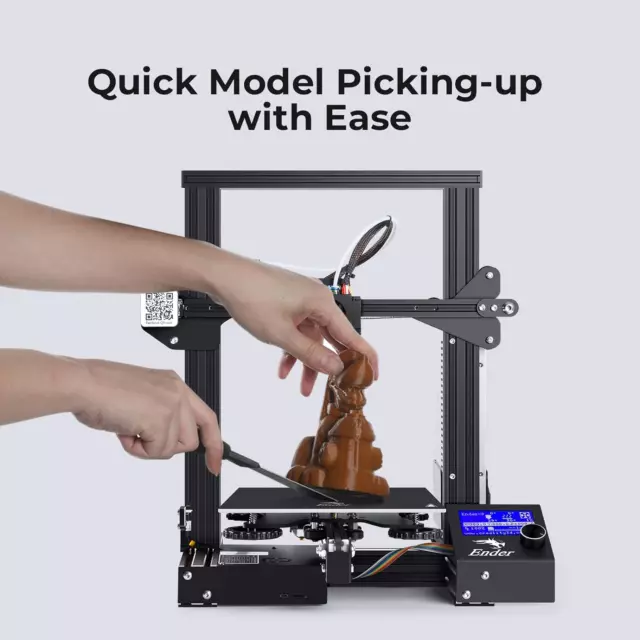 Creality Ender 3 3D-Drucker 220 x 220 x 250 mm, große Druckgröße für Anfänger 2