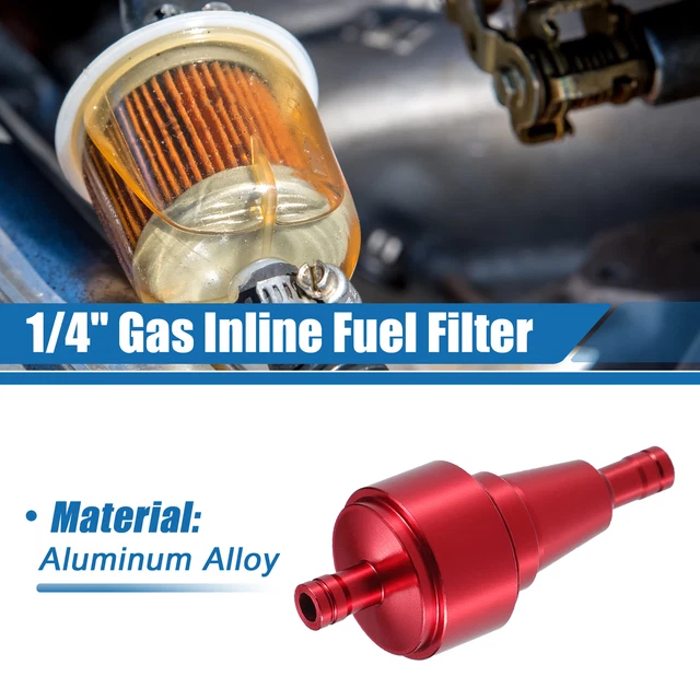 UNIVERSAL GAS INLINE Fuel Filter 6mm OD Gasoline Filter For Small 