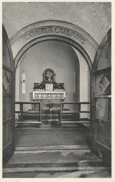 AK Untermerzbach. Herz-Jesu-Heim, Noviziat der Pallotiner, Blick in die Kapelle
