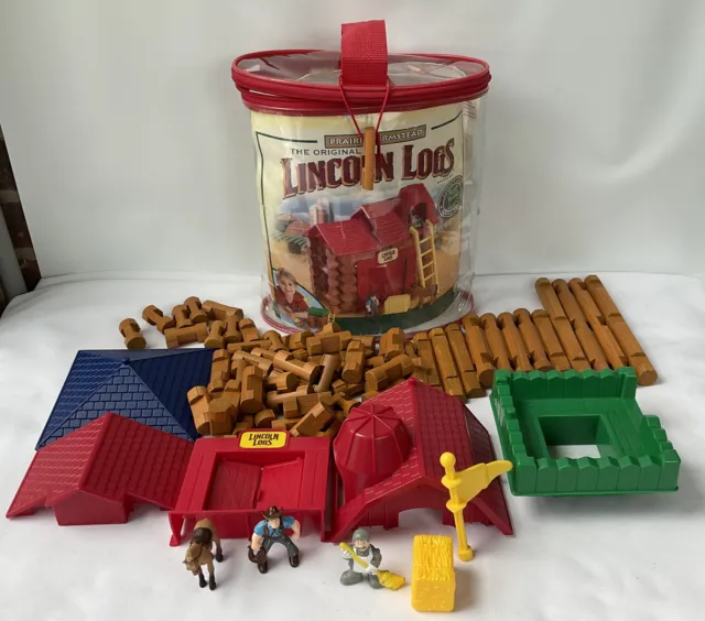 The Original Lincoln Logs Prairie Farmstead Building Set By K’Nex 2004