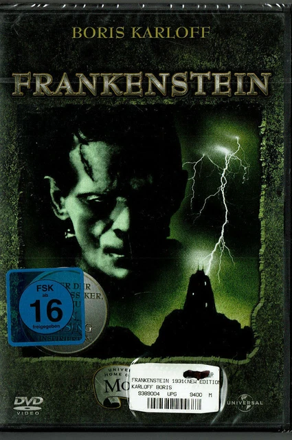 FRANKENSTEIN (UNIVERSAL MONSTER Collection) Boris Karloff, James Whale ...
