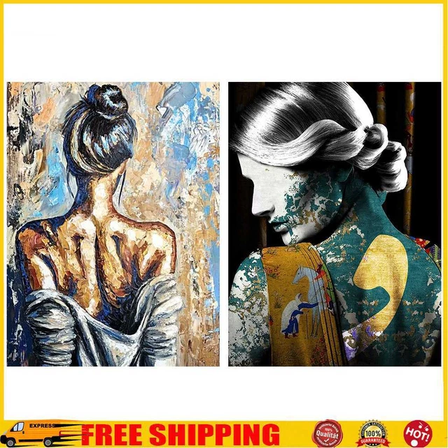 OSLEY 6 Quadri 5D Diamond Painting Fai Da Te, Kit Completo Per Adulti E Bambini, Dimensioni 25x35 Cm, Decorazione Soggiorno
