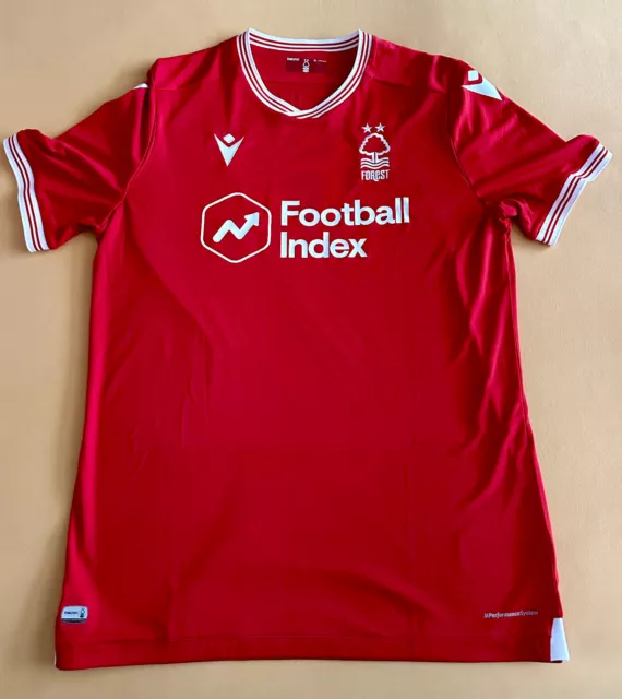 Trikot - Nottingham Forest F.C. - Gr.XL - macron - England - Tricky Trees - rot