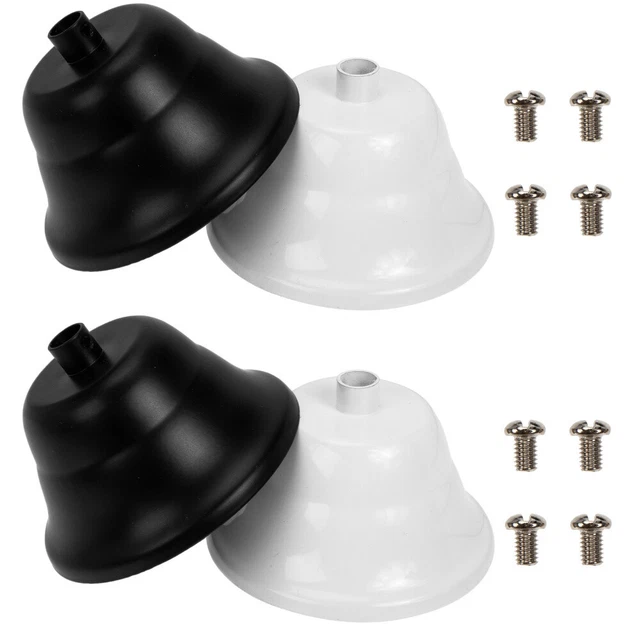 4 Sets Light Fixture Cover Chandelier Ceiling Tray Metal Chandeliers Lighting