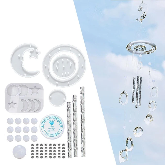 Harz Gießformen Set Gießen Stern Mond DIY Handwerk Wohnkultur Handwerk