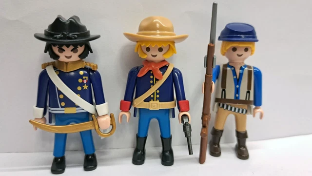 3X PLAYMOBIL ACW Custom Western Northern States Soldiers 1 29 61 3x-playmobil-acw-custom-western-northern-states-soldiers-1-29-61