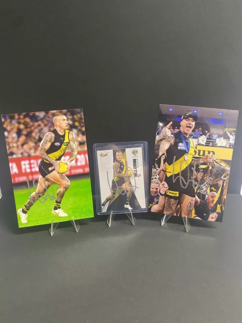 Signed Richmond Tigers Dustin Martin Premiership Photo Plus More 🔥