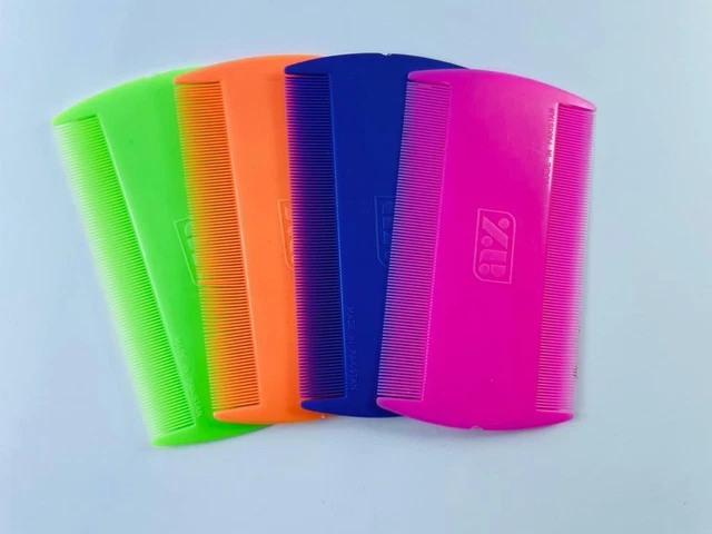 Double Sided Nit Combs Head Lice Detection pet dog cat flea peine para piojos 3