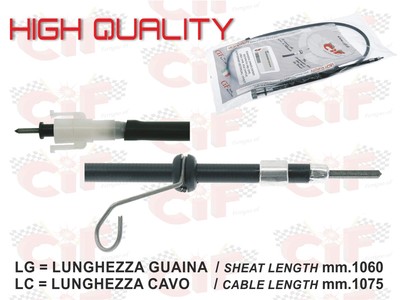 Rider Guaina filo cavo trasmissione contachilometri per Piaggio Zip 50 RST FAST RIDER 