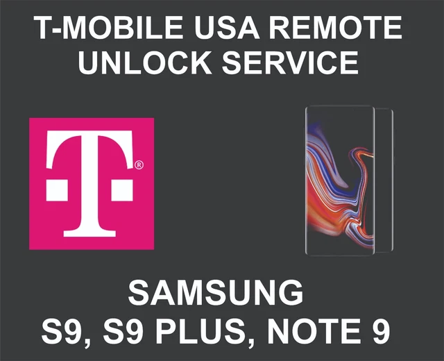 Samsung Unlock Service, Samsung S9, S9 Plus, Note 9, 5t