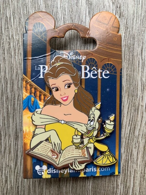 DISNEY DISNEYLAND PARIS Beauty & The Beast Belle & Lumière Pin OE £11. ...