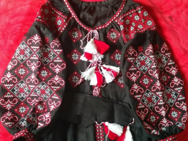 Ukrainian embroidery, embroidered blouse, any color, XS - 4XL, Ukraine