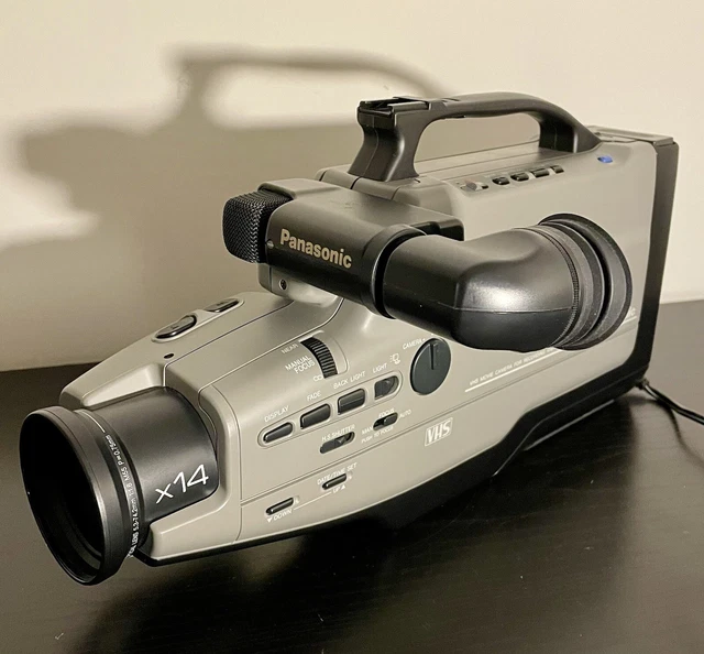 PANASONIC VHS MOVIE Camera Camcorder AG188 Pro Line Working 89.99