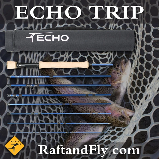 Echo Trip 5wt 9'0" 8 pc Travel Fly Rod - Lifetime Warranty - Free Shipping