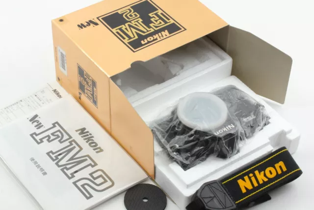 [Unused in Box] Nikon NEW FM2n Black 35mm film Camera SLR Body From JAPAN