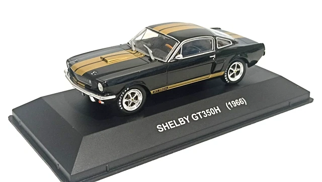 Miniature IXO Altaya Ford Mustang Shelby GT350H 1966 Noire - 1/43 - Collection