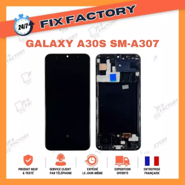 Ecran Complet OLED Samsung Galaxy A30s SM-A307 Noir