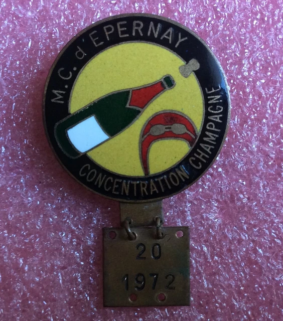 MÉDAILLE CONCENTATION MOTO Reims 1979 EUR 5,00 - FR