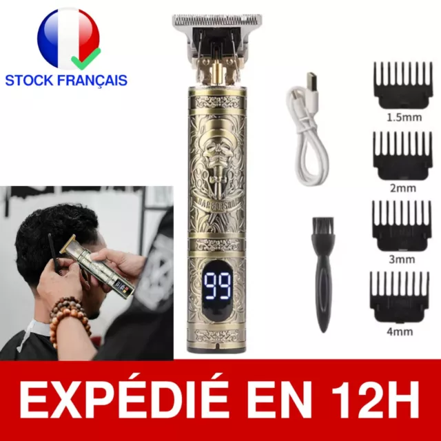 Tondeuse Professionnelle Barber pour Cheveux et Barbe Coupe Homme Coiffeur Poils