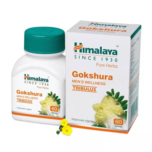 Himalaya Wellness Gokshura Men's Wellness Tablets Improves Vigour 60 Tablets