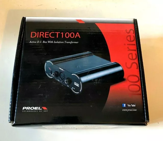 Proel Direct 100A - Active DI Box