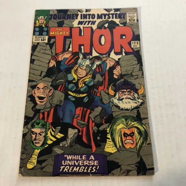 Journey Into Mystery The Mighty Thor #123 Marvel Comics (1965)