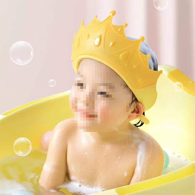 Baby Kids Children Shampoo Bath Bathing Shower Cap Hat Wash Protective