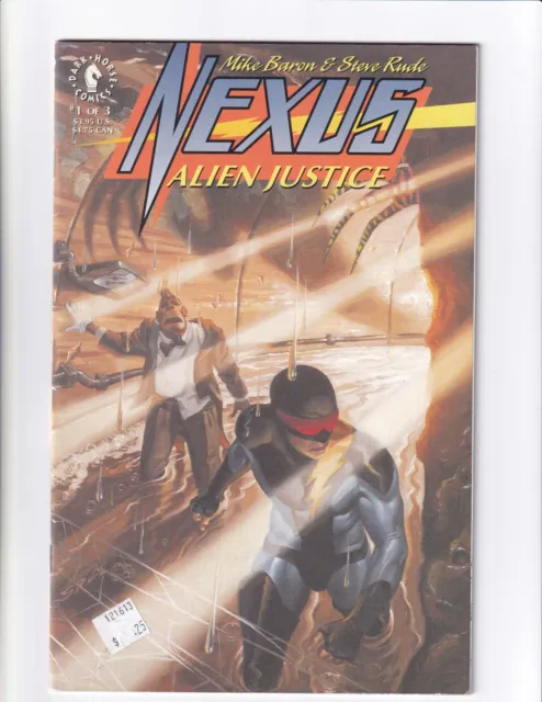 Nexus: Alien Justice #1 (Dark Horse 1992) Nice copy! See scans! Bagged/Boarded.