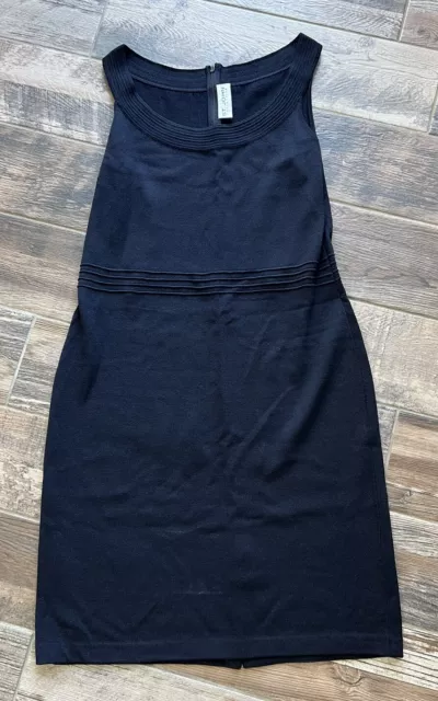 St John Collection Navy Knit Dress 12