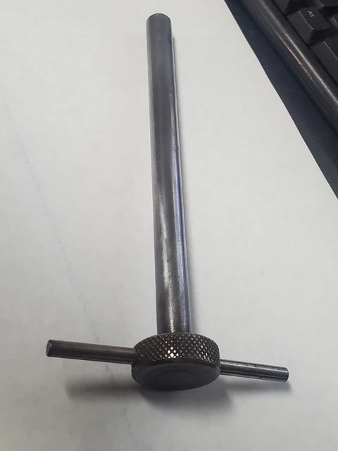 5/16” T-Handle Internal Square Socket Wrench Chuck Key Machinist Tool 8" long