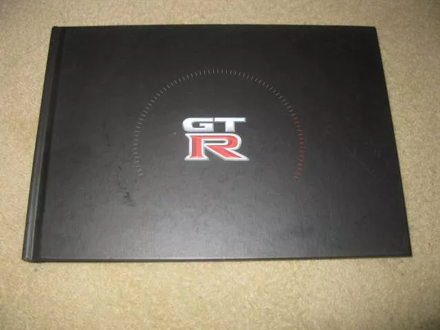 Nissan GTR GT-R Sales Marketing Brochure Book March 2009